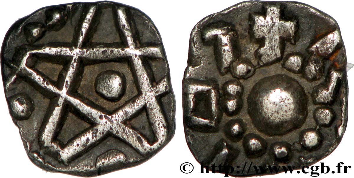 MONEDAS DE LOS MERVINGIOS - TOURAINE - INCIERTAS Denier au pentalpha EBC