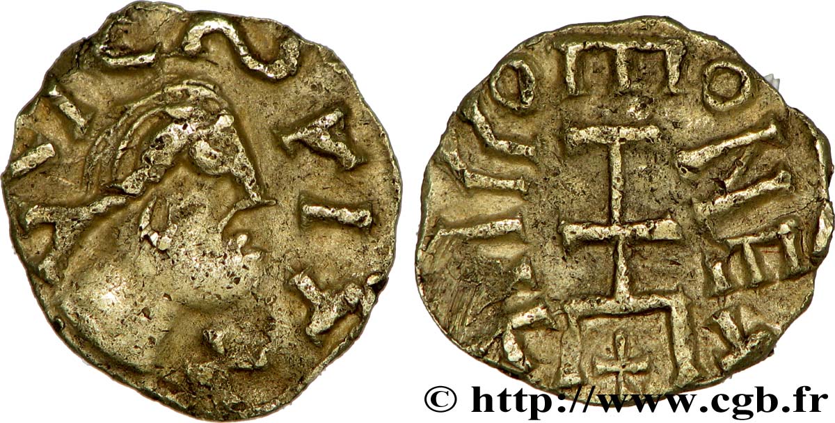 QUENTOVIC (WICVS IN PONTIO) Triens, monétaire ANCCO, type VIIIa q.SPL