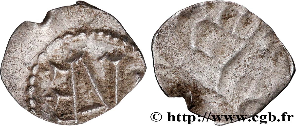 POITOU - METALUS VICUS - MELLE (Deux-Sevres) Obole au monogramme ANE AU