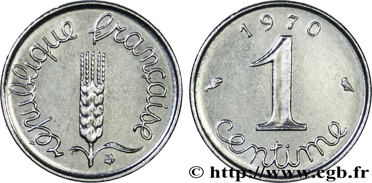 1 centime Épi 1970 Paris F.106/19 SPL63