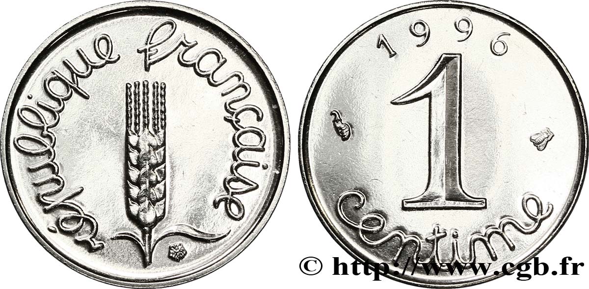 1 centime Épi, BU (Brillant Universel) 1996 Pessac F.106/56 FDC70