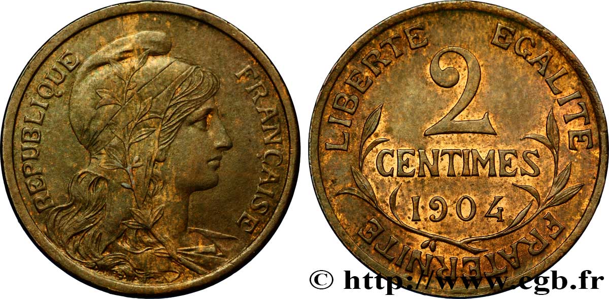 2 centimes Daniel-Dupuis 1904 Paris F.110/9 SS54 