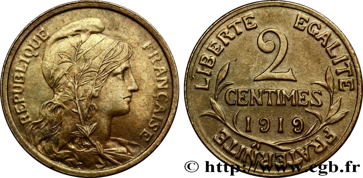 2 centimes Daniel-Dupuis 1919 Paris F.110/19 MBC48 