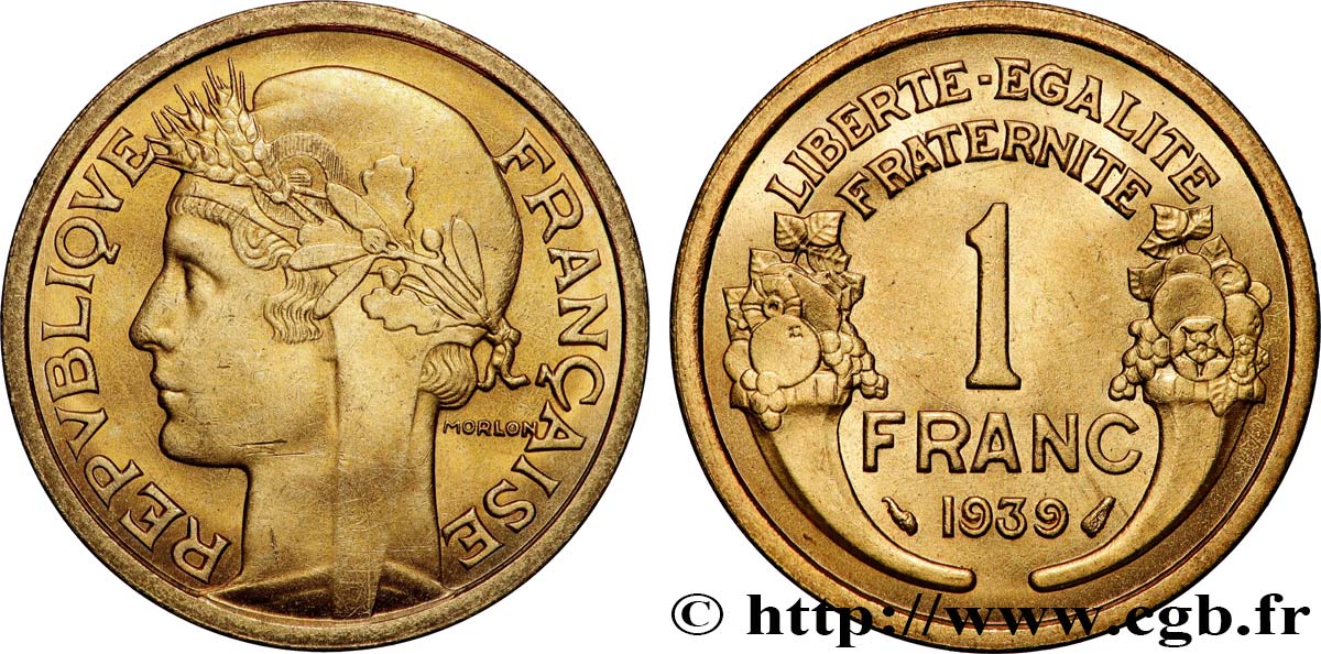 1 franc Morlon 1939 Paris F.219/10 SPL63