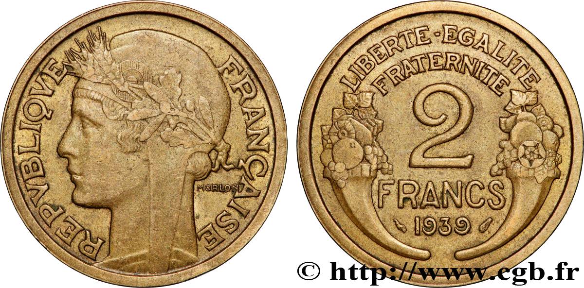 2 francs Morlon 1939 F.268/12 TTB