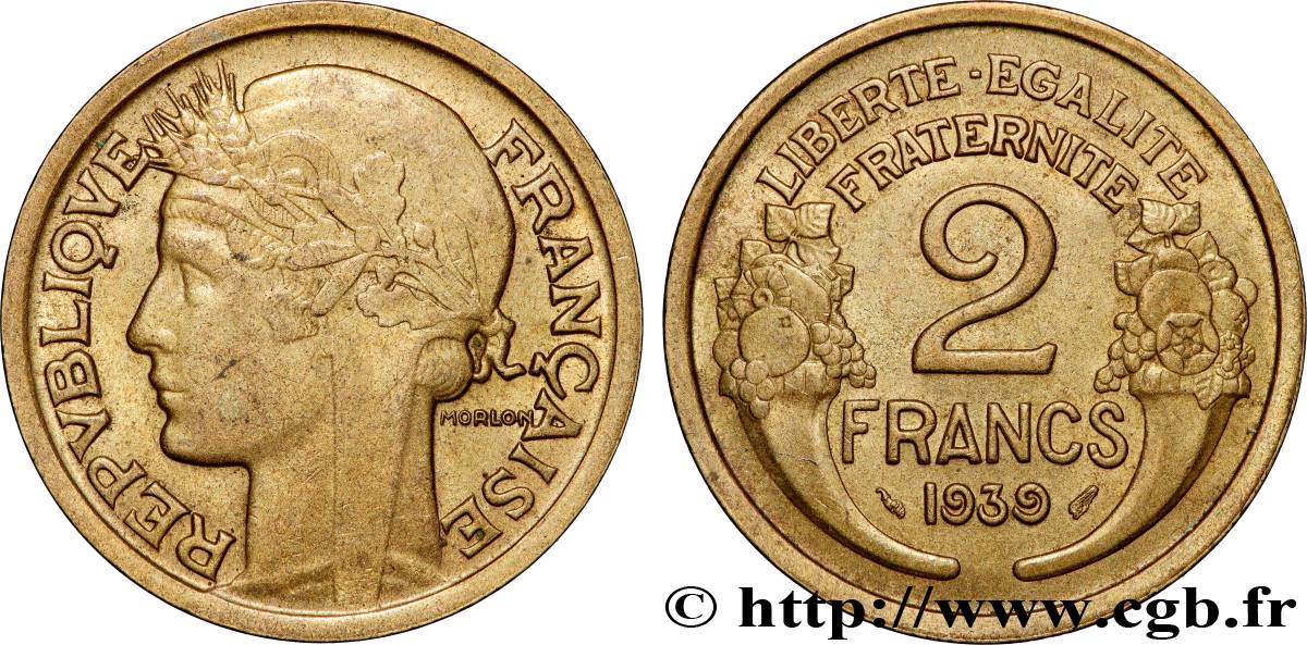 2 francs Morlon 1939 F.268/12 TTB