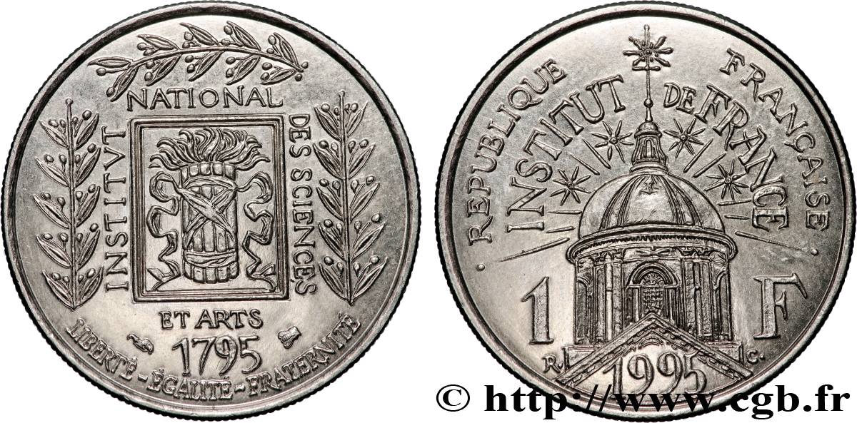 1 franc Institut de France 1995  F.230/2 SUP