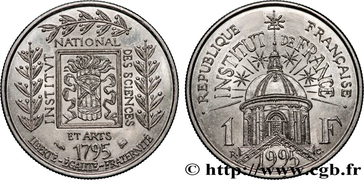 1 franc Institut de France 1995 F.230/2 VZ