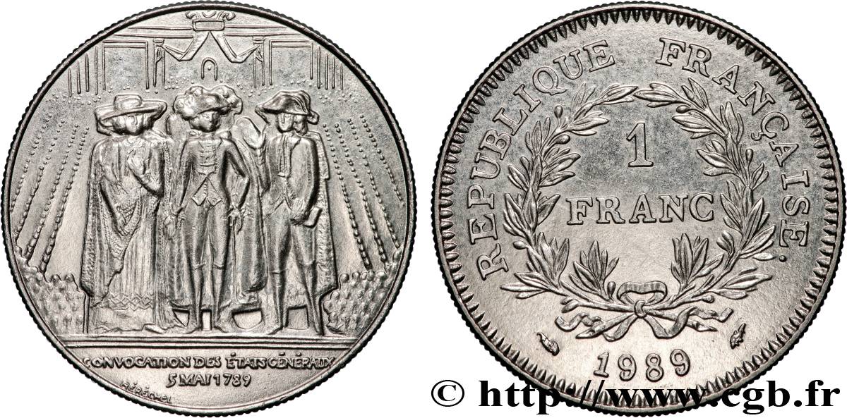 1 franc États Généraux 1989 F.228/2 SPL