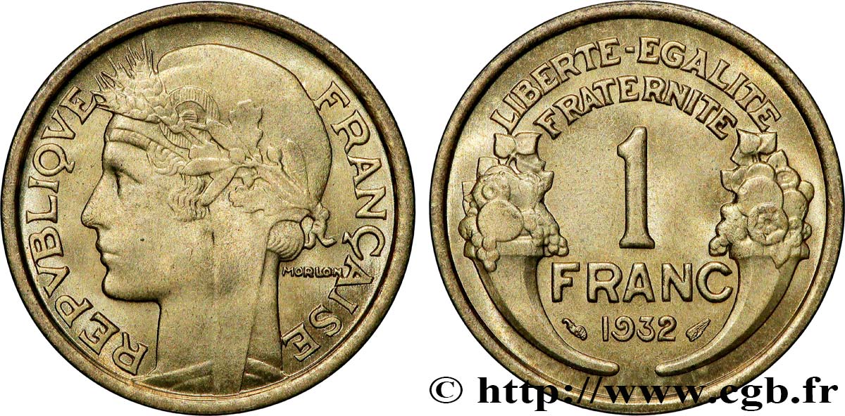 1 franc Morlon 1932 Paris F.219/3 VZ
