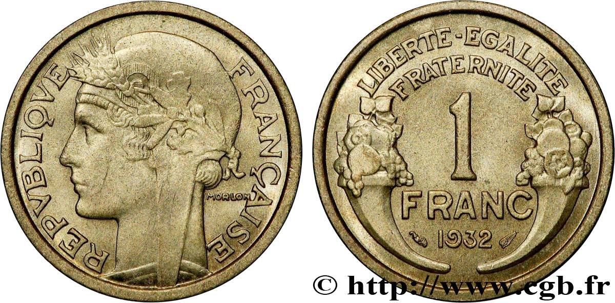 1 franc Morlon 1932 Paris F.219/3 TTB+