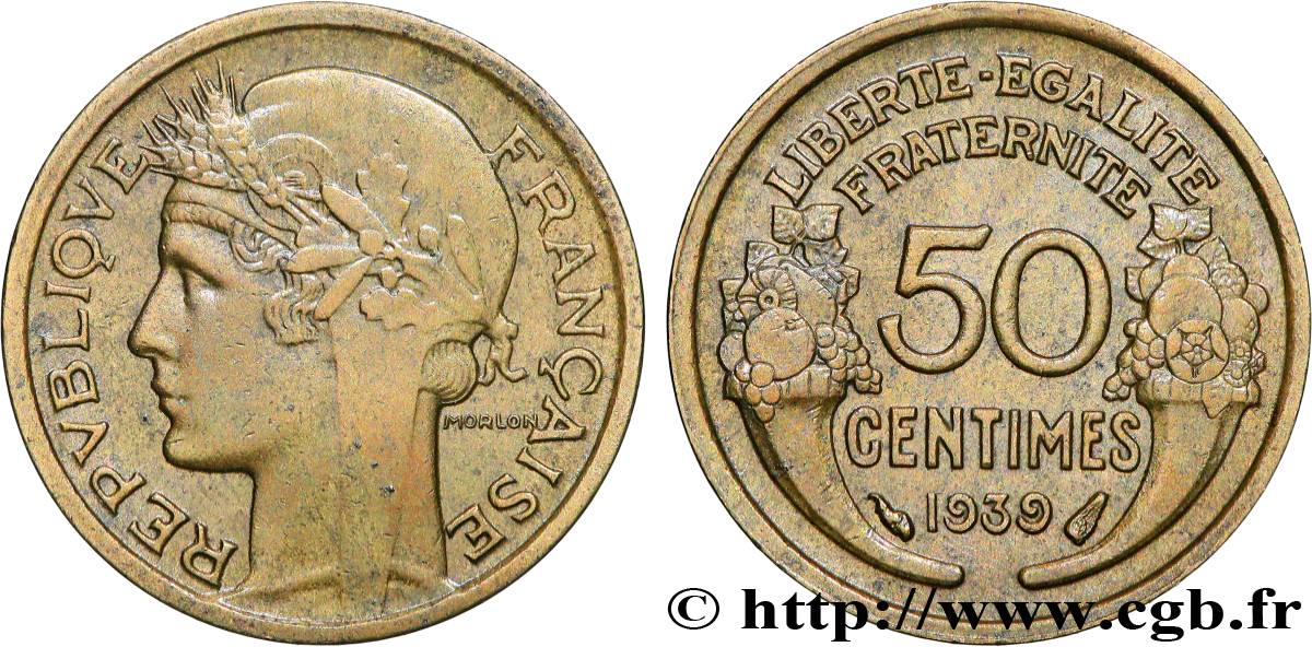 50 centimes Morlon 1939 F.192/15 VZ+