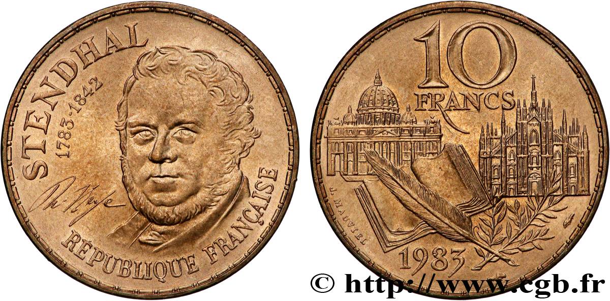 10 francs Stendhal 1983 F.368/2 SUP
