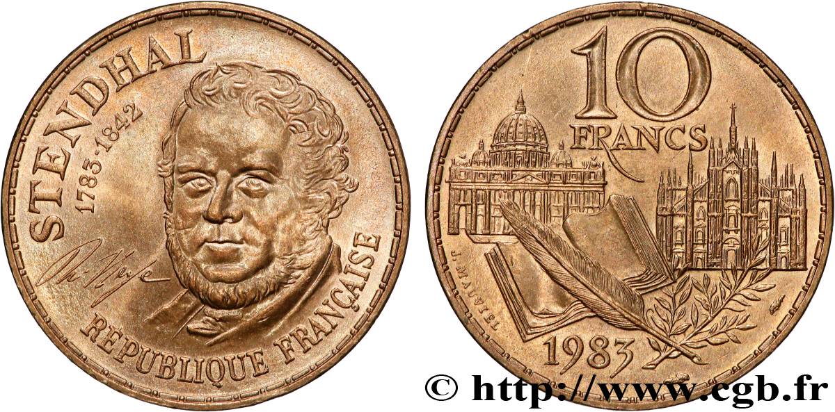 10 francs Stendhal 1983 F.368/2 SUP