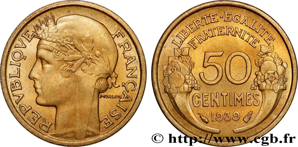 50 centimes Morlon 1939 F.192/15 FDC65