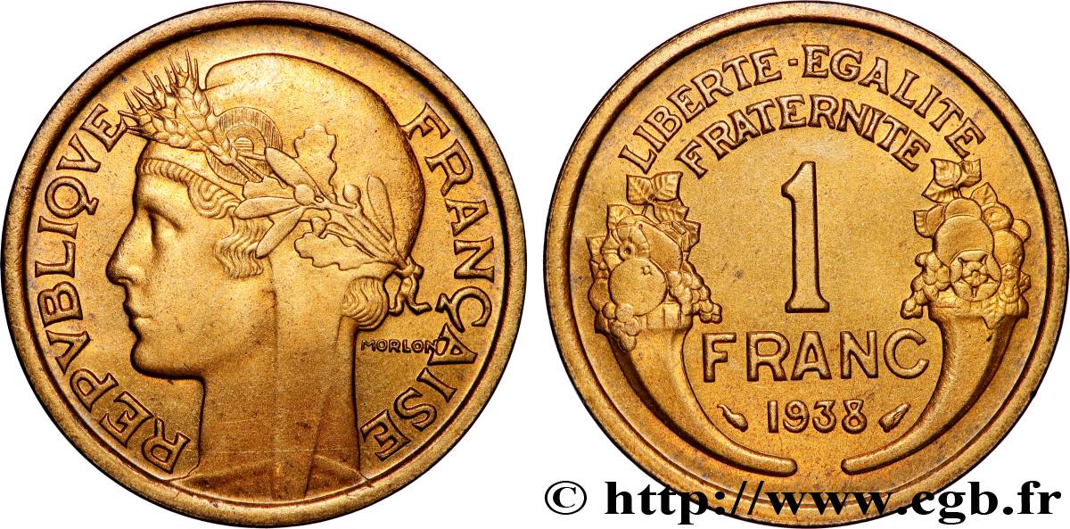 1 franc Morlon 1938 Paris F.219/9 SPL64