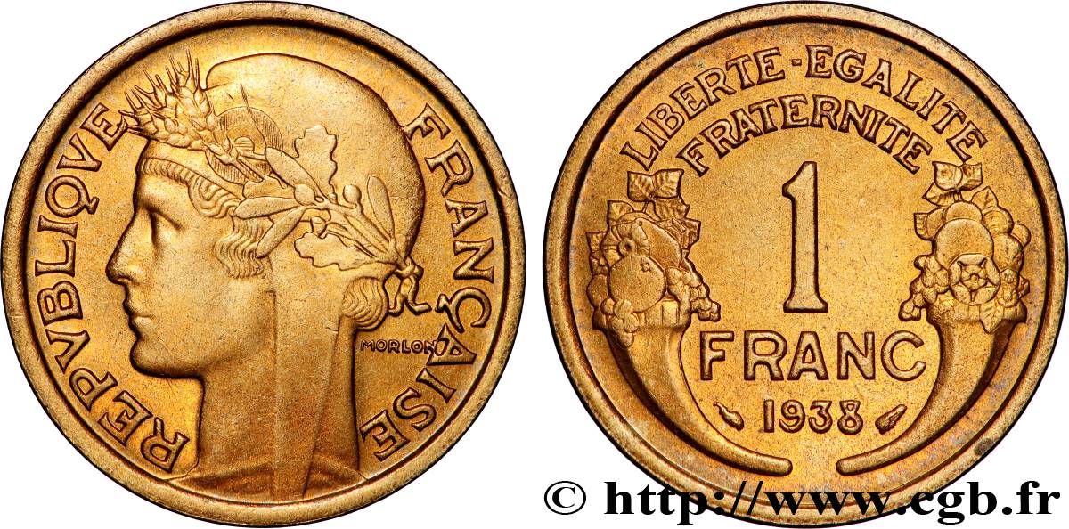 1 franc Morlon 1938 Paris F.219/9 fST64