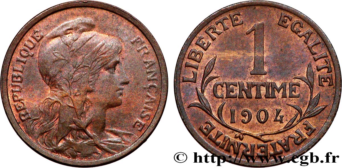 1 centime Daniel-Dupuis 1904 Paris F.105/9 VZ