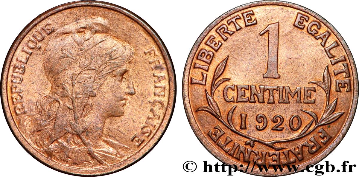 1 centime Daniel-Dupuis 1920  F.105/19 SPL64
