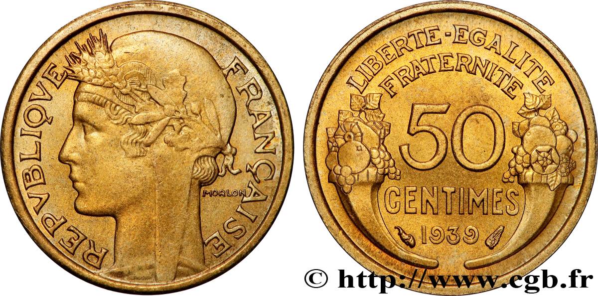 50 centimes Morlon 1939 F.192/15 SPL64