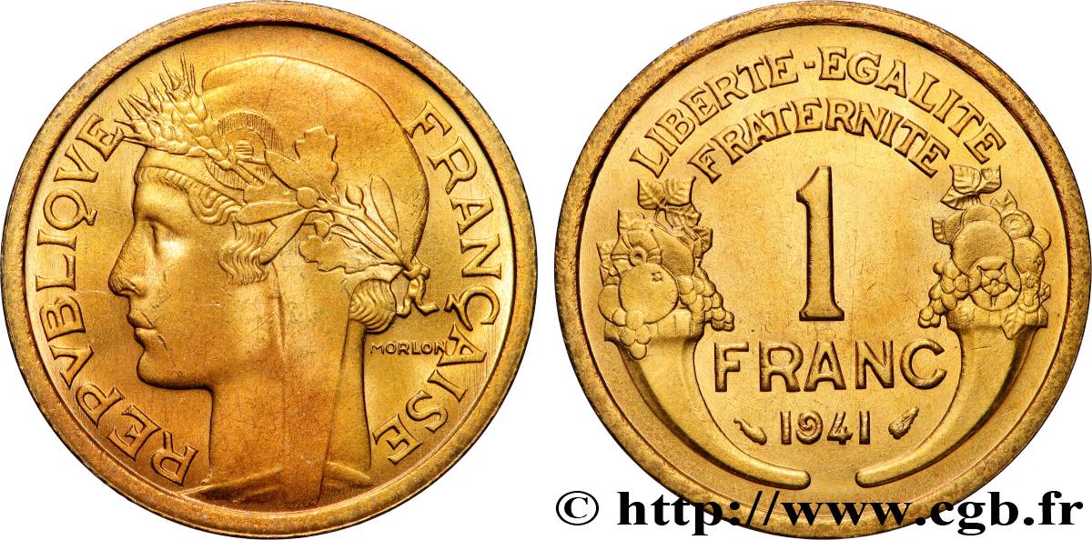 1 franc Morlon 1941 Paris F.219/12 FDC65
