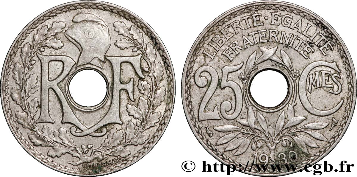25 centimes Lindauer 1930 F.171/14 SUP+