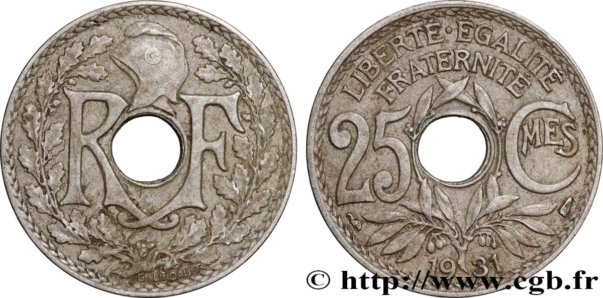 25 centimes Lindauer  1931  F.171/15 TTB+