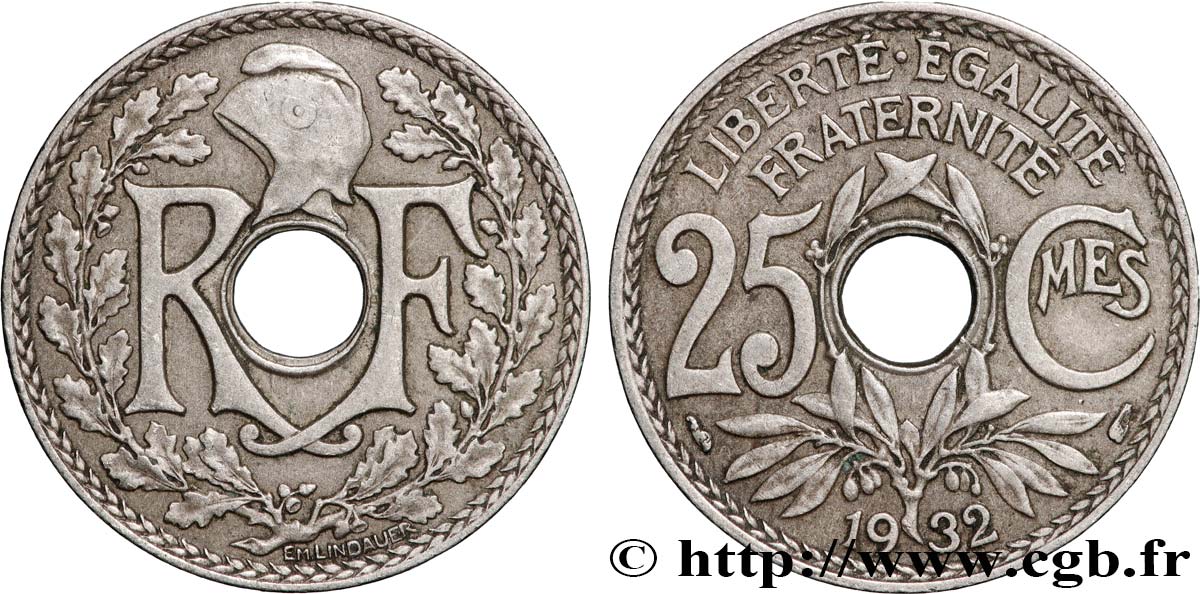 25 centimes Lindauer 1932 F.171/16 TTB