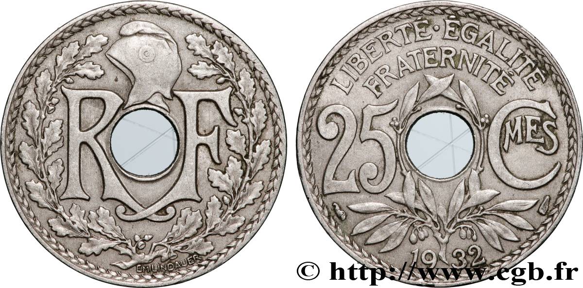 25 centimes Lindauer 1932 F.171/16 SUP