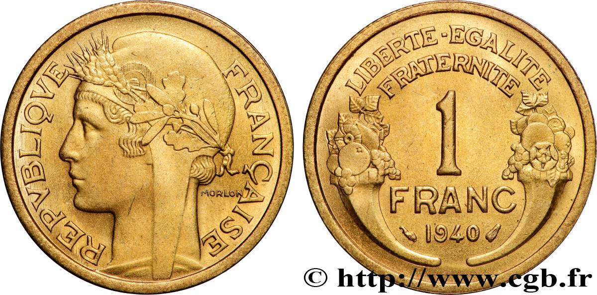 1 franc Morlon 1940 Paris F.219/11 SPL63