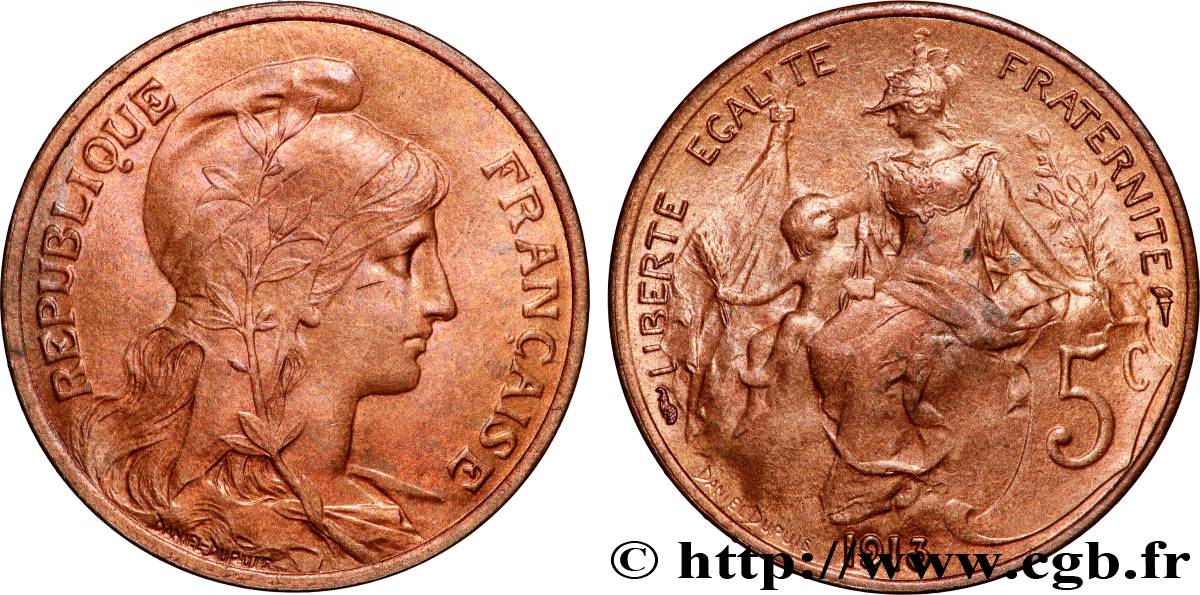 5 centimes Daniel-Dupuis 1913 F.119/25 SUP62