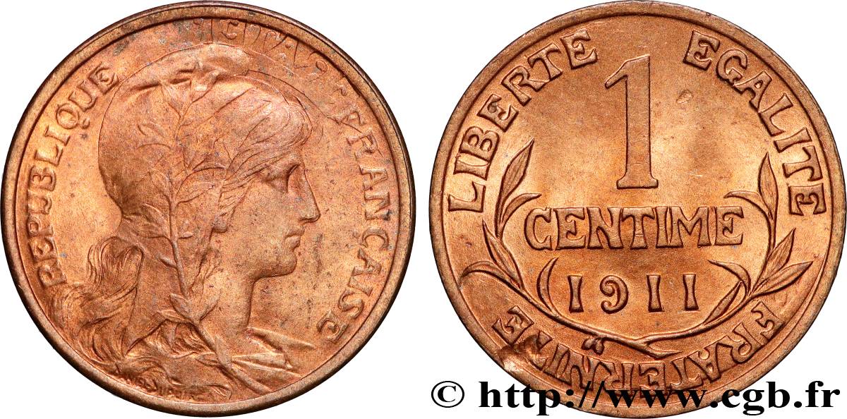 1 centime Daniel-Dupuis 1911 Paris F.105/13 VZ61