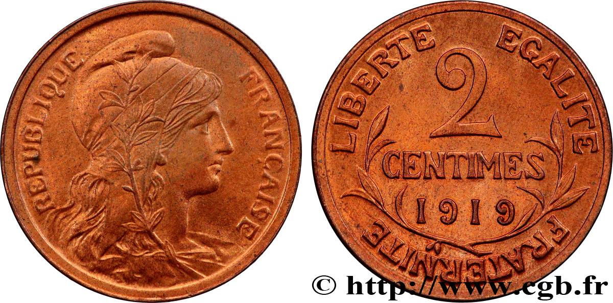 2 centimes Daniel-Dupuis 1919 Paris F.110/19 SUP62