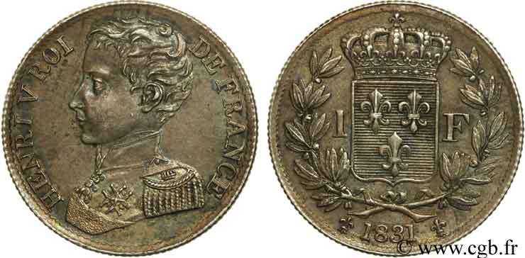1 franc 1831 VG.2705 SUP58