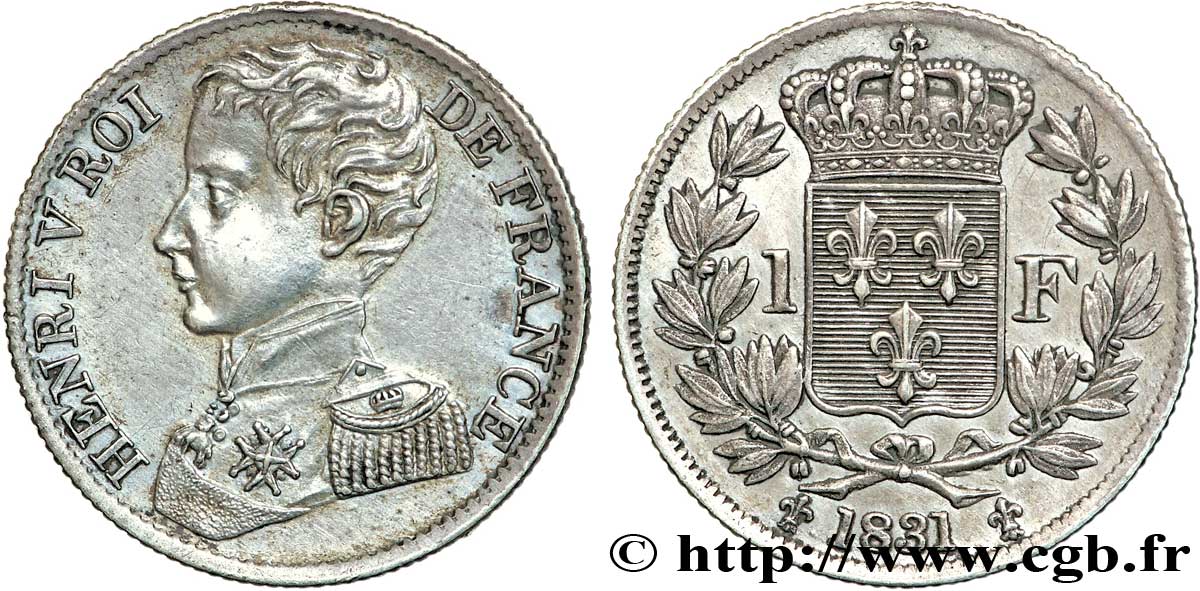 1 franc 1831 VG.2705 SUP55