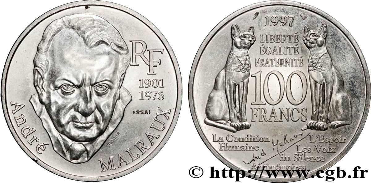 Essai de 100 francs Malraux 1997 Paris F.465/1 MS