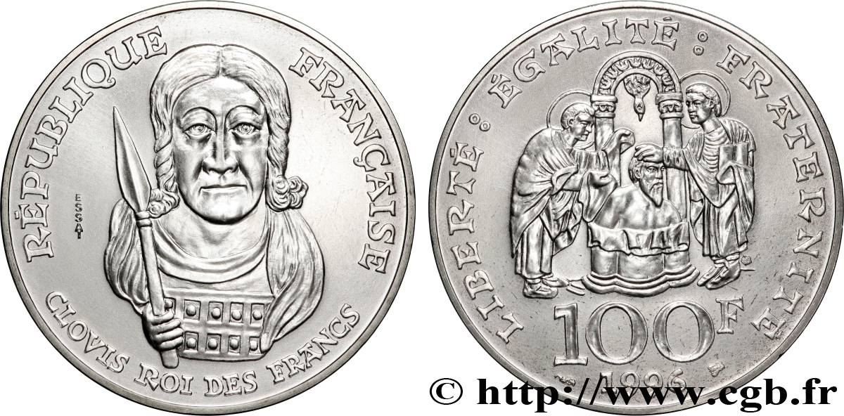 Essai de 100 francs Clovis 1996 F.464/1 MS
