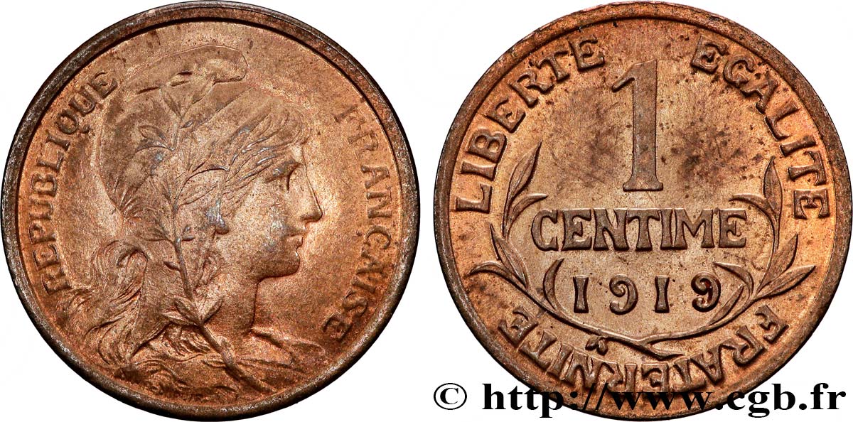 1 centime Daniel-Dupuis 1919 Paris F.105/18 SC