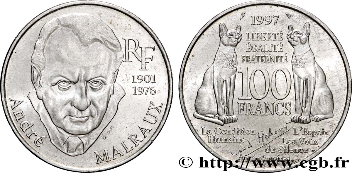 100 francs Malraux 1997 F.465/2 SUP+