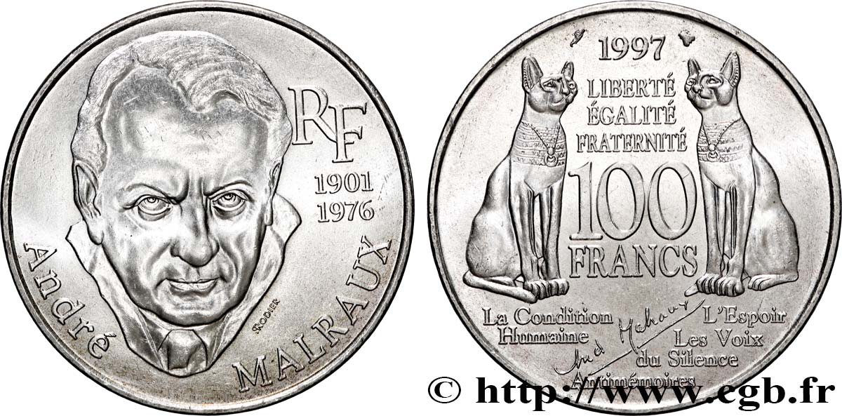 100 francs Malraux 1997  F.465/2 SUP+
