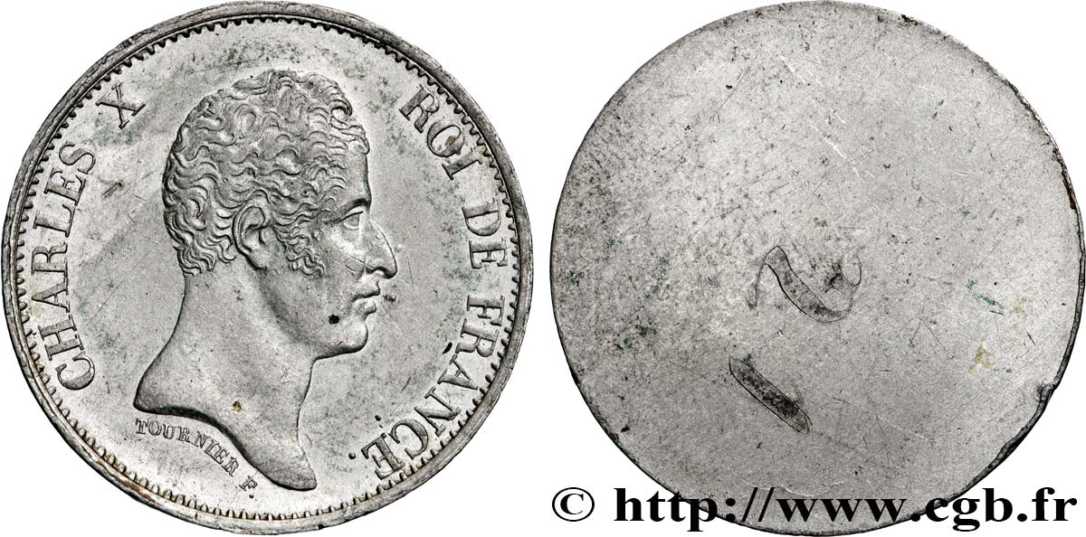 Épreuve uniface d avers de 40 francs par Tournier n.d. Paris T.T.3063 1 SUP