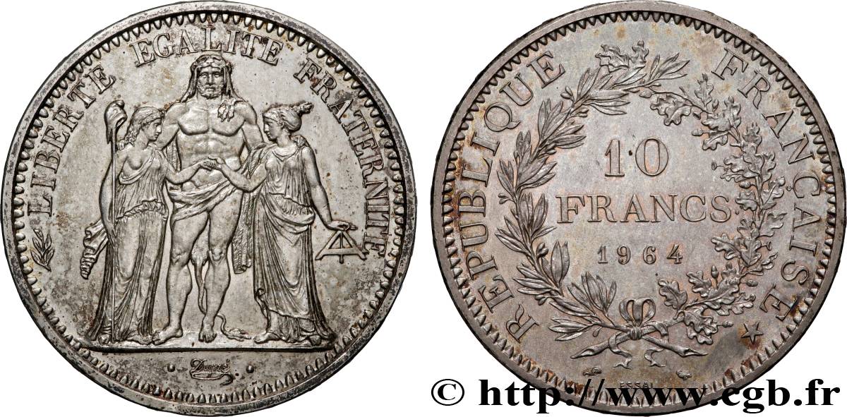 Essai de 10 francs Hercule 1964 Paris F.364/2 SPL
