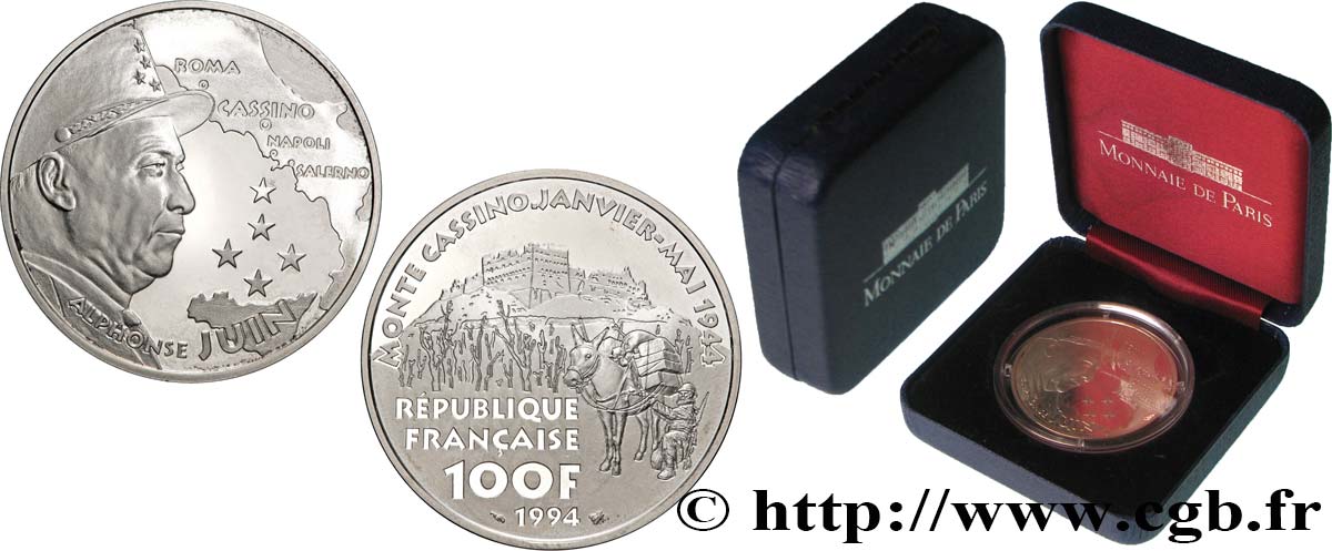 Belle Épreuve 100 francs - Maréchal Juin 1994 Paris F.1631 1 MS