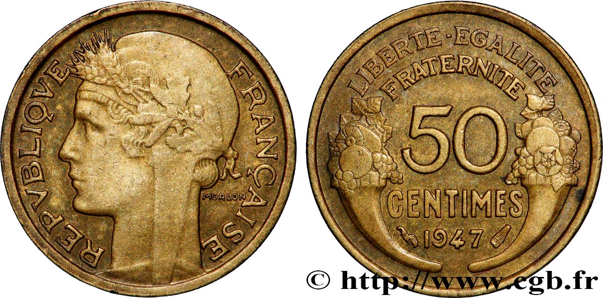 50 centimes Morlon 1947  F.192/19 TTB+