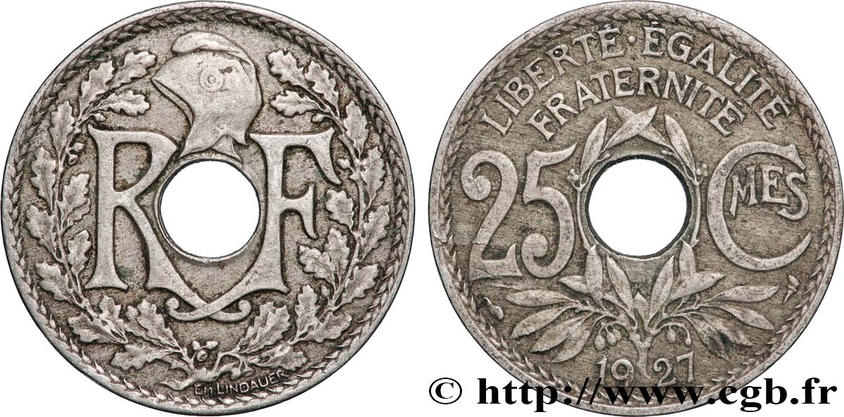 25 centimes Lindauer 1927 F.171/11 SUP