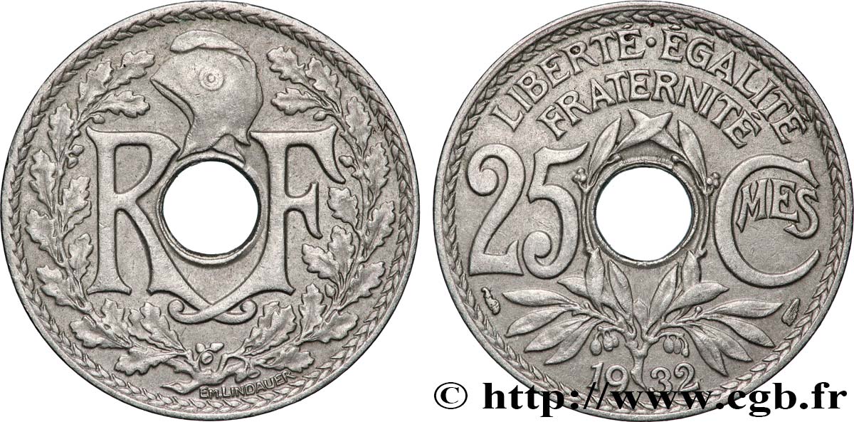 25 centimes Lindauer 1932 F.171/16 AU