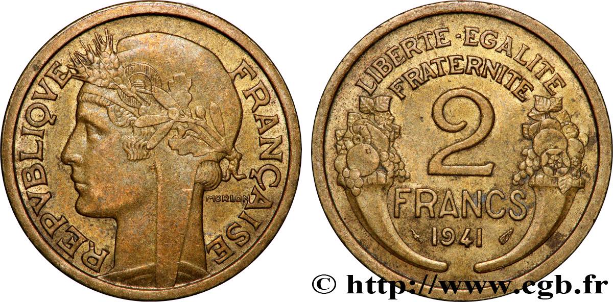 2 francs Morlon 1941 F.268/14 VZ