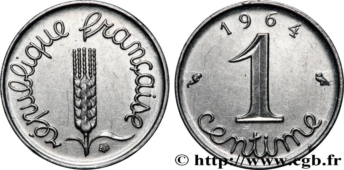 1 centime Épi 1964 Paris F.106/8 MS