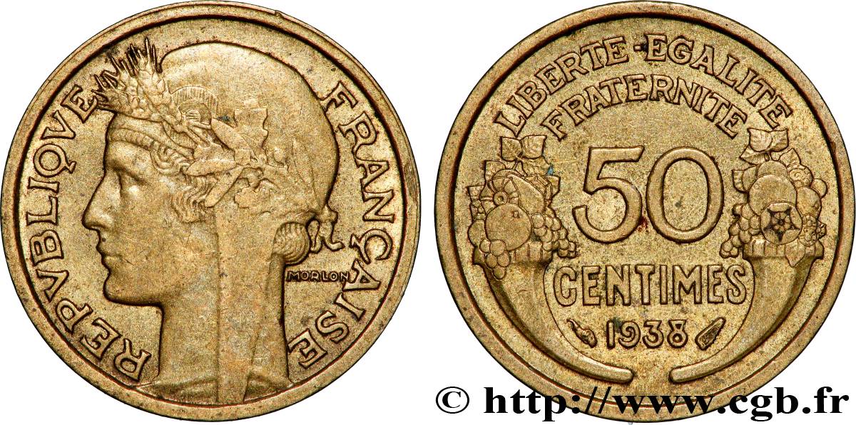 50 centimes Morlon 1938 F.192/14 EBC