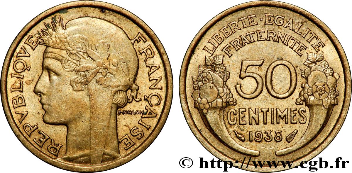 50 centimes Morlon 1938 F.192/14 SPL+